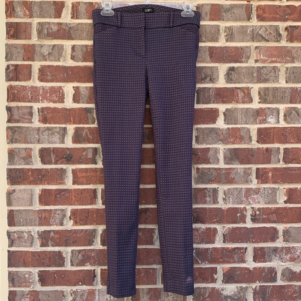 Loft Marissa Skinny Dress Pants, Size 0
